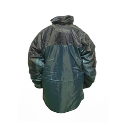 Parka imperméable bicolore avec doublure polaire