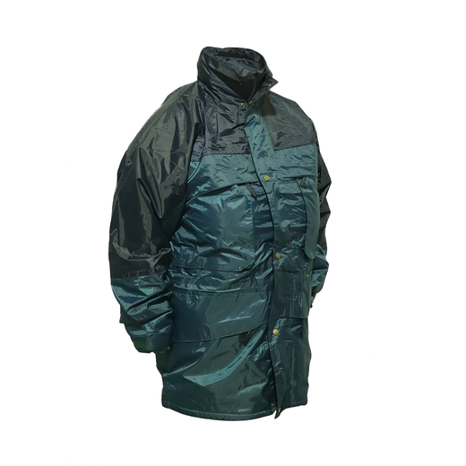 Parka imperméable bicolore avec doublure polaire