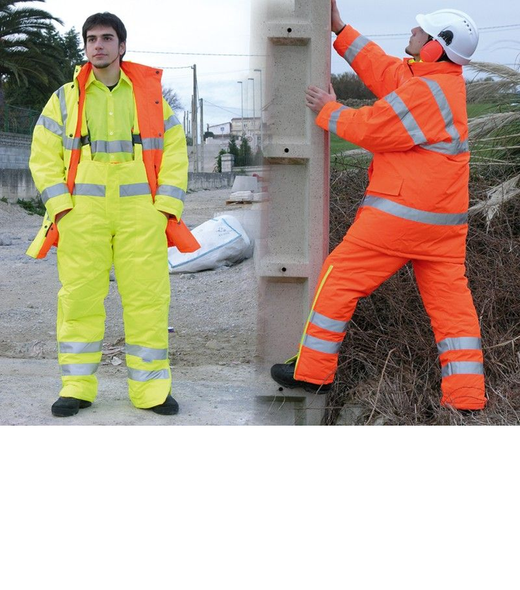 Parka réversible imperméable haute visibilité avec doublure intérieure modèle Hydra