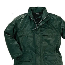 Parkas impermeables bolsillos exteriores