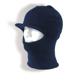 Passamuntanyes de punt amb visera  blau marí