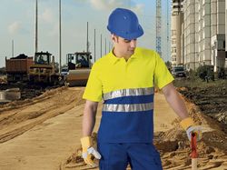 Polo manches courtes haute visibilité - BUILD