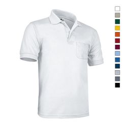 Polos colorés 100% coton avec poche - HAWK