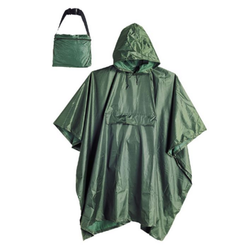 Ponchos imperméables verts compressibles