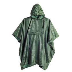 Ponchos imperméables verts compressibles