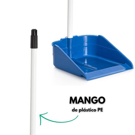 [4u] Pelles à poussière en polyéthylène avec manche