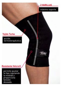 Genouillères de protection musculaire Turbo 852