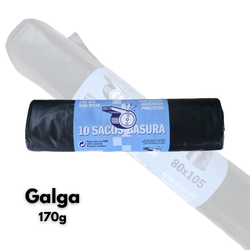 Galleda de plàstic 100 litres + sacs d'escombraries