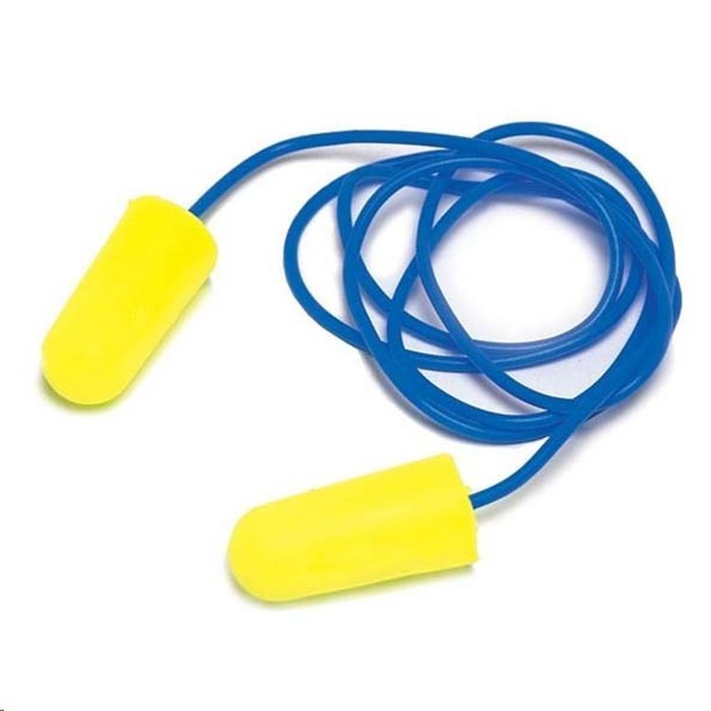 Tapones para los oídos de espuma desechables con cable 3M 1110