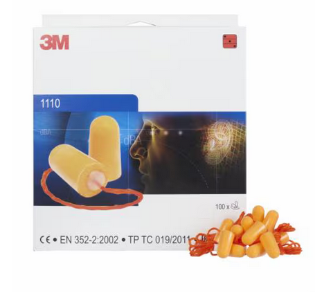 [100u] Tapones de protección al oído 3M 1110