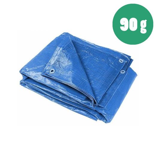 toldo de polietileno 90 gr azul
