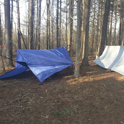 toldo de polietileno 90 gr azul