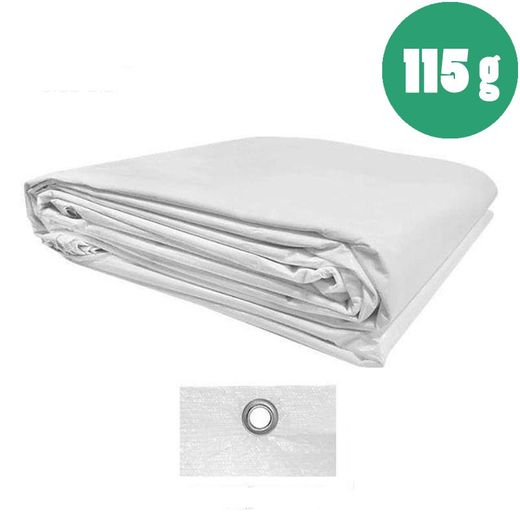 Toldo polietileno blanco mate 115 gr