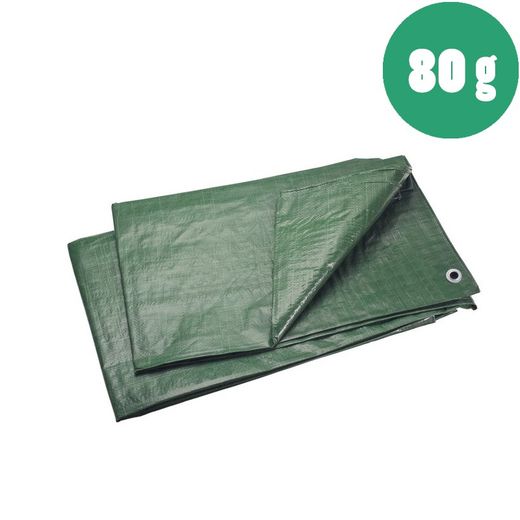 Toldo de proteção verde 80 gr