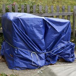 Toldo reforzado azul 120 gr