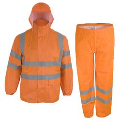 Vestit impermeable d’alta visibilitat de 2 peces