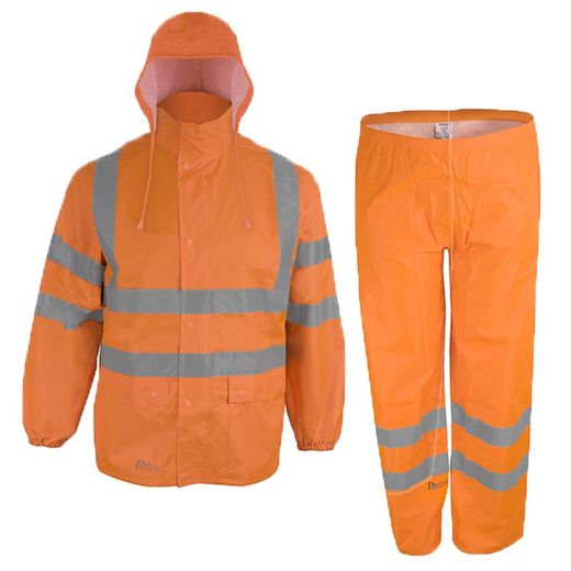 Vestit impermeable d’alta visibilitat de 2 peces