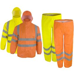 Vestit impermeable d’alta visibilitat de 2 peces