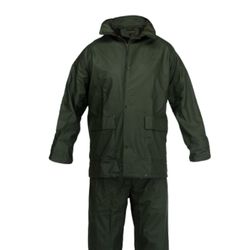 Trajes de agua de poliuretano verde termosellados