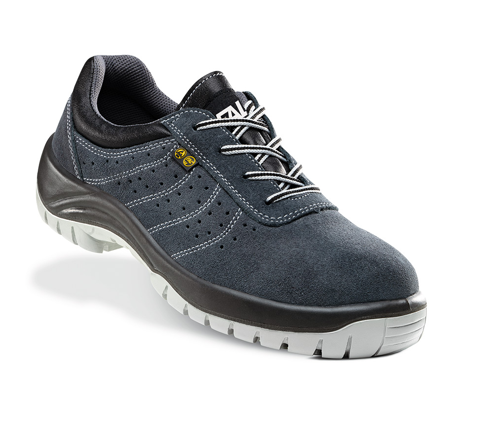 Zapato de seguridad piel serraje gris - SELLA 35