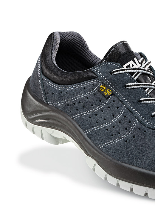 Zapato de seguridad piel serraje gris - SELLA