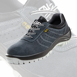 Zapato de seguridad piel serraje gris - SELLA