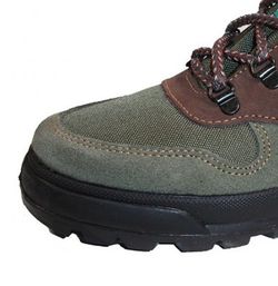 Zapatos de montaña con cordones piel y lona