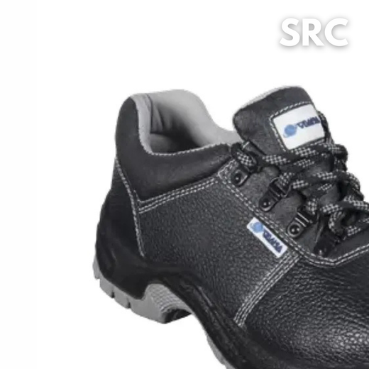 Zapatos de seguridad piel negra hidrofugada
