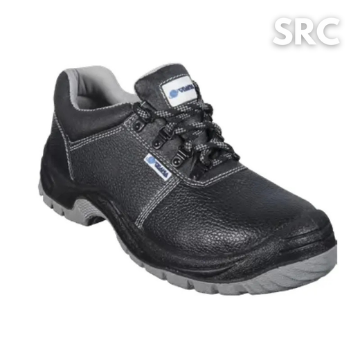 Zapatos de seguridad piel negra hidrofugada