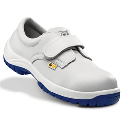 Zapatos seguridad blancos con velcro FAL Tajo