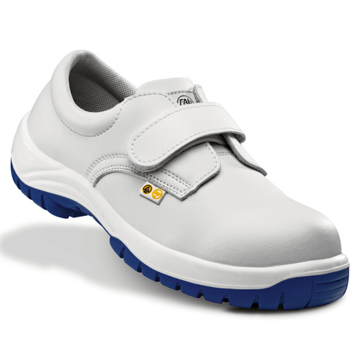 Zapatos seguridad blancos con velcro FAL Tajo