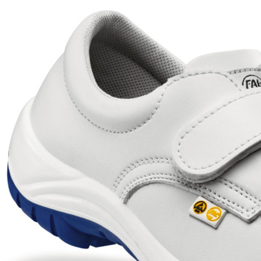Zapatos seguridad blancos con velcro FAL Tajo