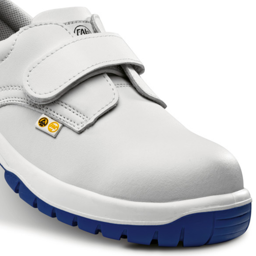 Zapatos seguridad blancos con velcro FAL Tajo