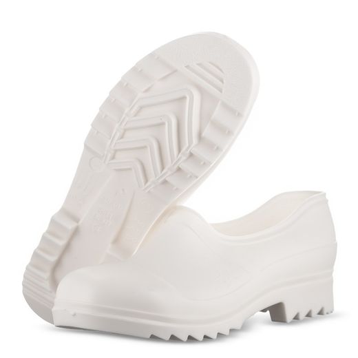 Tamancos brancos anti-gordura Foca