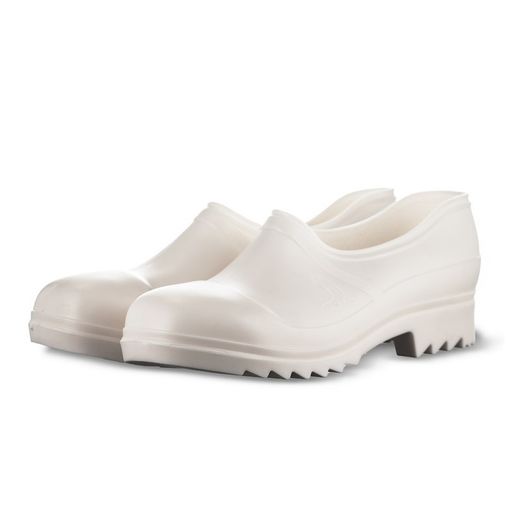 Tamancos brancos de segurança alimentar